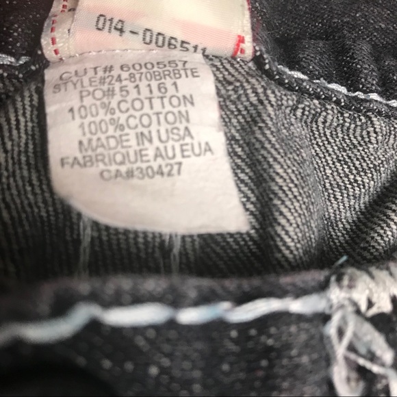 COPY - (NWOT) Men's 40w TRUE RELIGION JeanBlack/D… - Picture 5 of 8